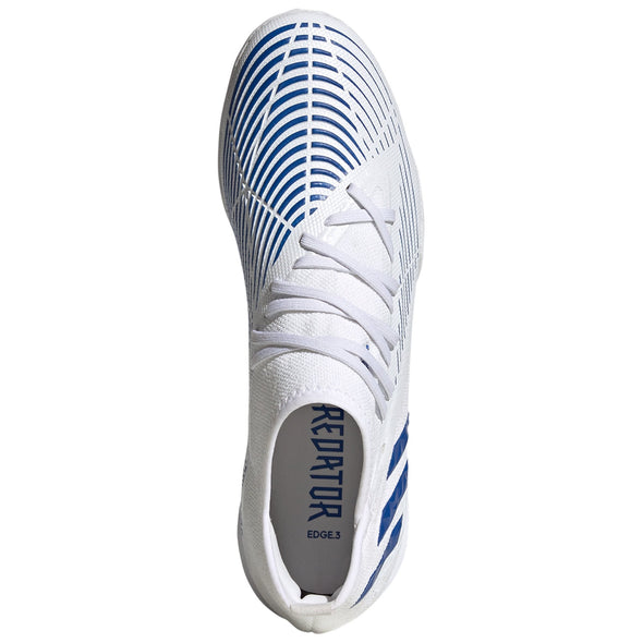 adidas Predator Edge.3 TF Artificial Turf Soccer Shoes - Footwear White/Hi res Blue/Legacy Indigo