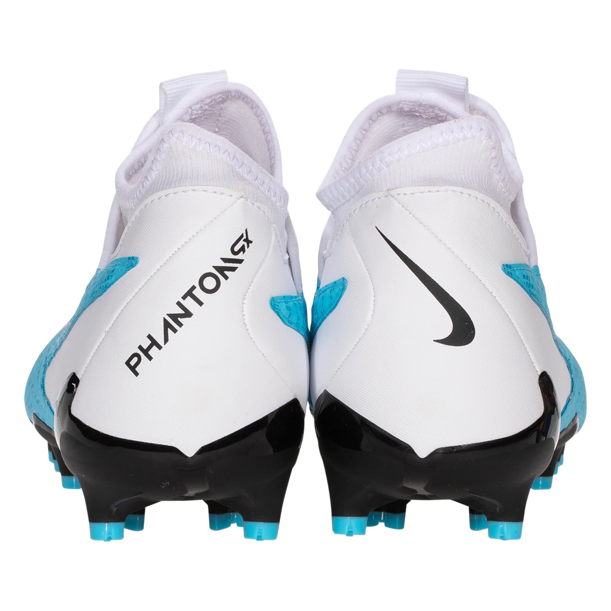 Nike soccer cleats shop blue and white