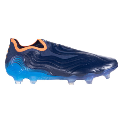 adidas Copa Sense+ FG Firm Ground Soccer Cleat Team Navy Blue/White/Blue Rush