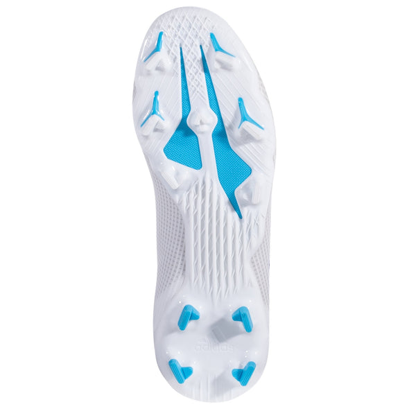 adidas X Speedflow.3 FG Junior Firm Ground Soccer Cleats - Footwear White/Legacy Indigo/Sky Rush