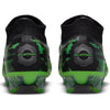 Nike Phantom GT2 Elite DF Shockwave FG Firm Ground Soccer Cleat Black/Metallic Platinum/Green Strike