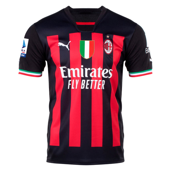 Kid's Replica Puma R. Leao AC Milan Home Jersey 22/23