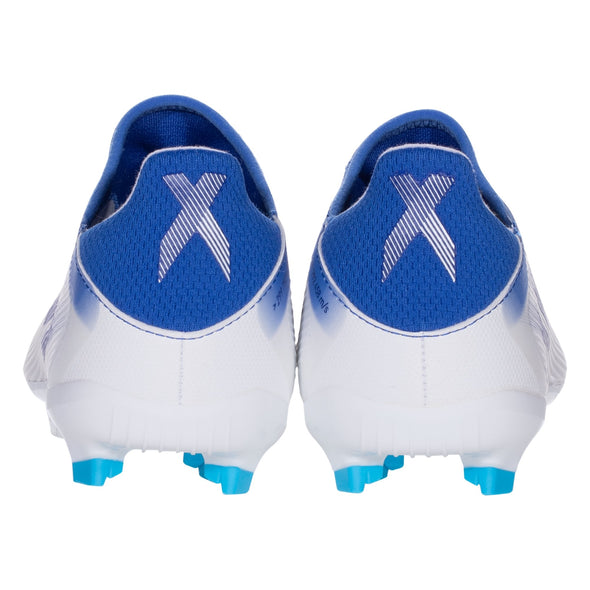 adidas X Speedflow.3 FG Junior Firm Ground Soccer Cleats - Footwear White/Legacy Indigo/Sky Rush