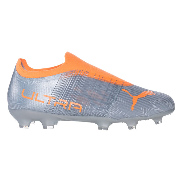 Puma Ultra 3.4 FG/AG Junior Soccer Cleats - Grey/Citrus