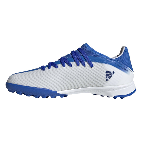 adidas X Speedflow.3 TF Junior Artificial Turf Soccer Shoes - Footwear White/Legacy Indigo/Sky Rush