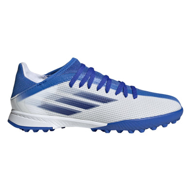 adidas X Speedflow.3 TF Junior Artificial Turf Soccer Shoes - Footwear White/Legacy Indigo/Sky Rush