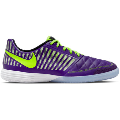 Nike Lunargato II Indoor Soccer Shoes: Electro Purple/Volt/Black/White