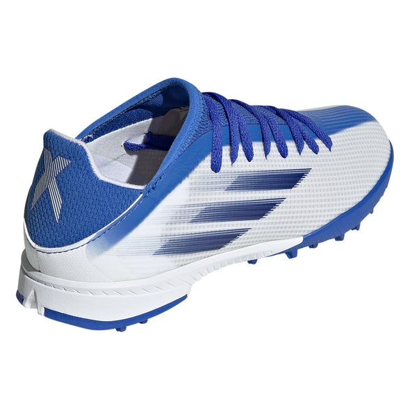 adidas X Speedflow.3 TF Junior Artificial Turf Soccer Shoes - Footwear White/Legacy Indigo/Sky Rush