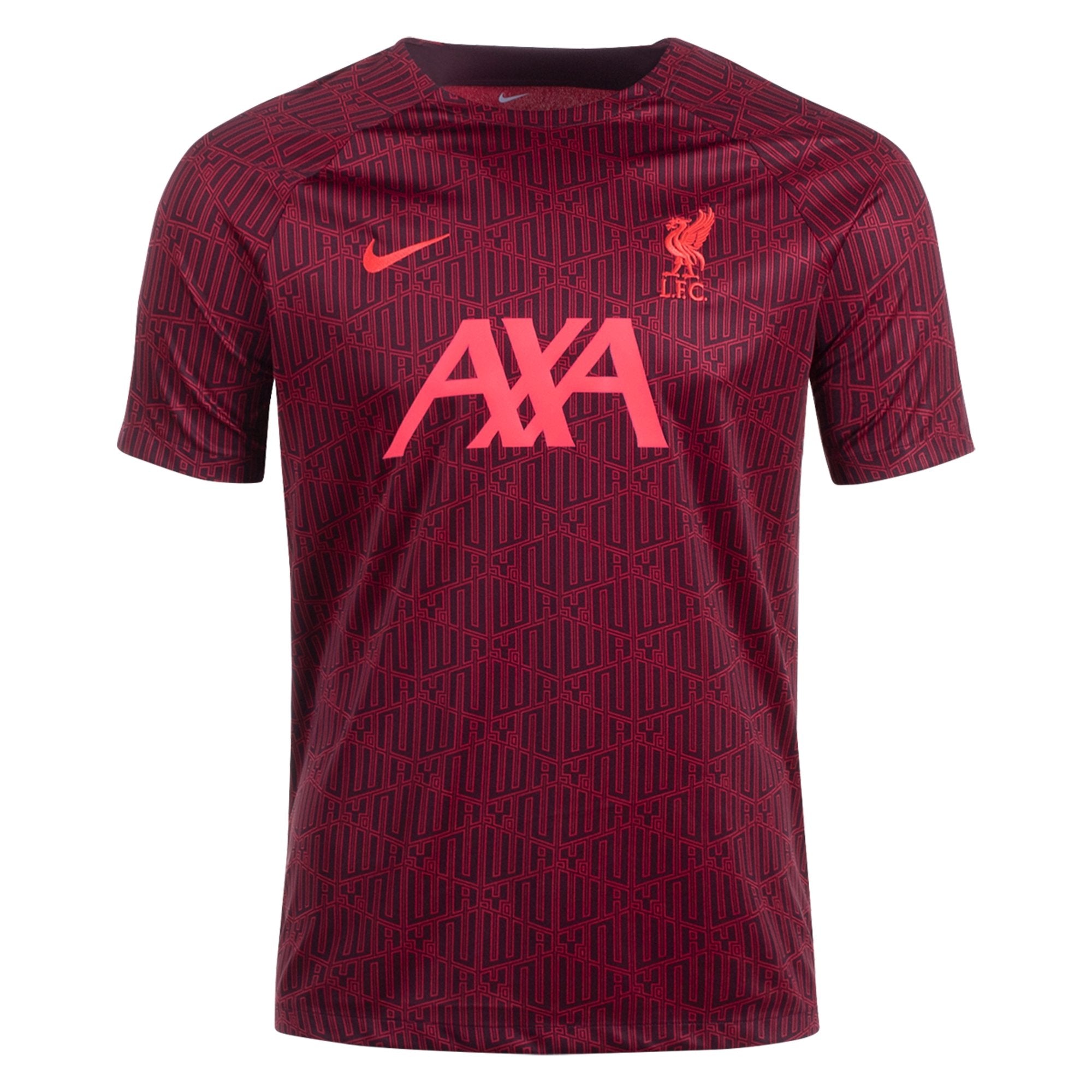 Nike Liverpool Pre Match Training Jersey 22/23 ToughREd/Burgundy