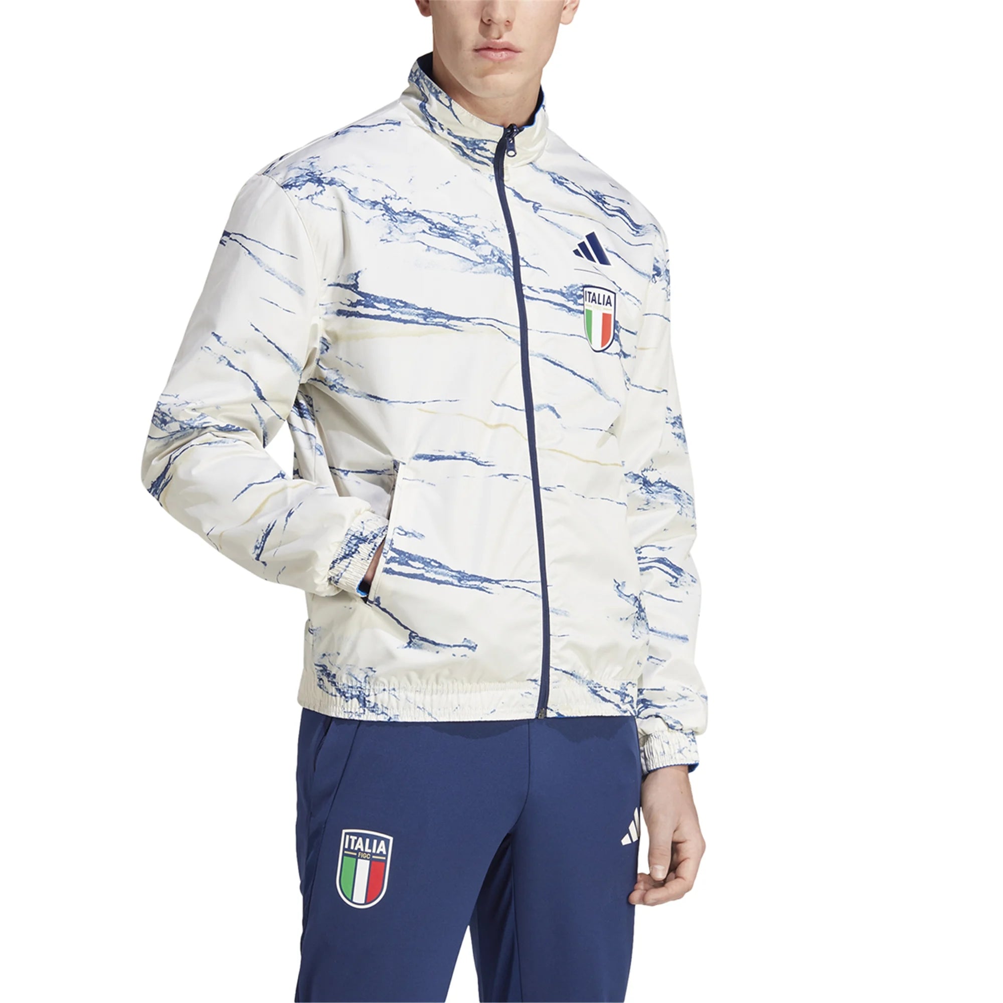 Men's adidas Italy REVERSIBLE Anthem Jacket 2023 HT2186 – Soccer Men's adidas Italy REVERSIBLE Anthem Jacket 2023 HT2186 – Soccer