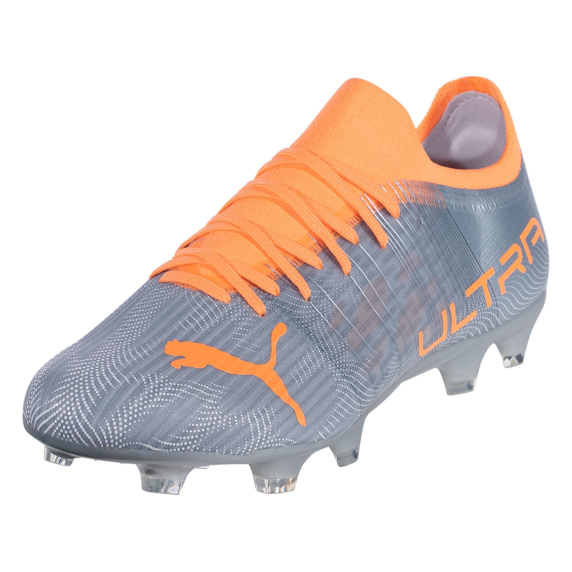 Puma Ultra 3.4 FG/AG Soccer Cleats - Grey-Citrus 106699-01 