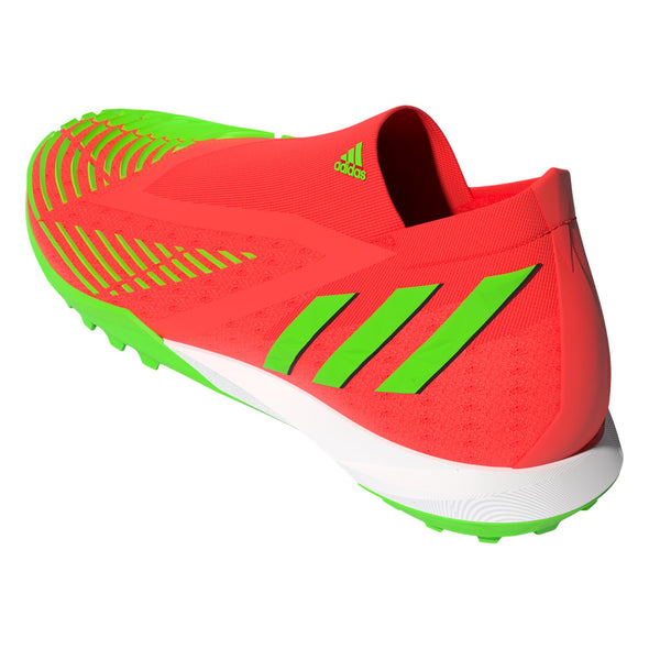 adidas Predator Edge.1 TF Artificial Turf Soccer Shoe Solar Red/Solar Green/Core Black- Solar Red / Team Solar Green / Core Black