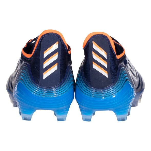 adidas Copa Sense.1 FG Firm Ground Soccer Cleats:  Team Navy Blue/White/Blue Rush