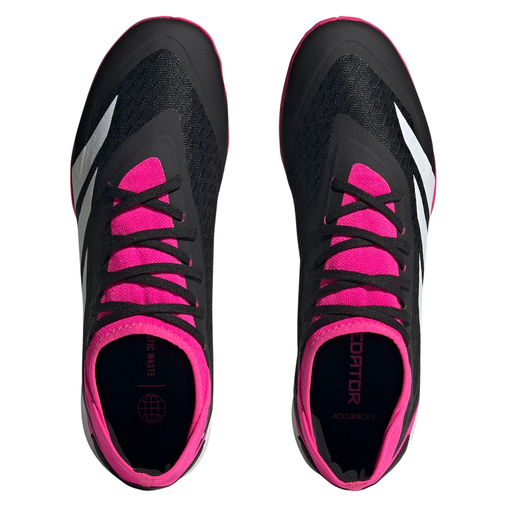 adidas Predator Accuracy.3 IN Indoor Soccer Shoes Black White