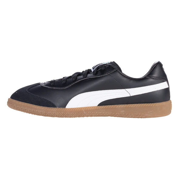 Puma King 21 IT Indoor Soccer Shoe - Black/White/Gum