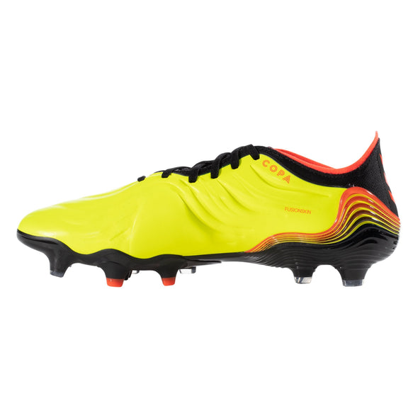 adidas Copa Sense .1 FG Firm Ground Soccer Cleat - Solar Yellow/Solar Red/Core Black