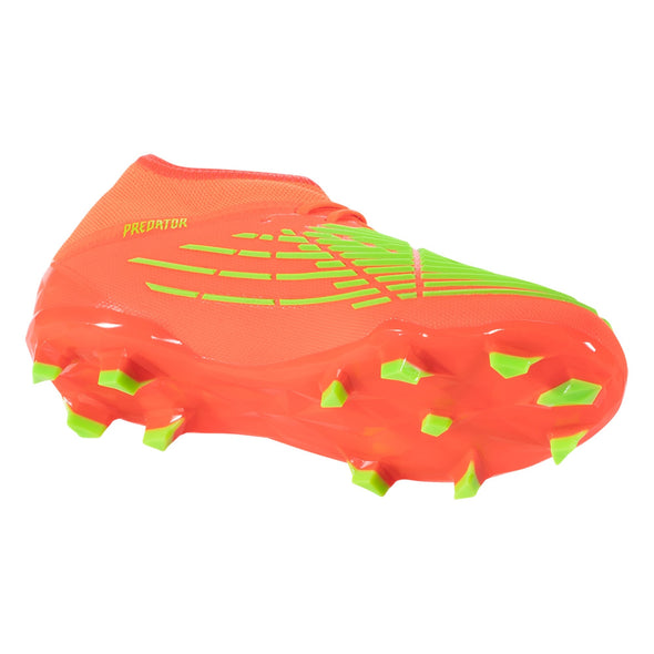 adidas Predator Edge.1 FG Junior Firm Ground Soccer Cleat- Solar Red/Solar Green/Core Black