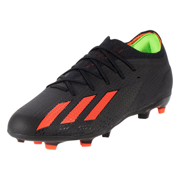 adidas X Speedportal.1 FG Junior Firm Ground Soccer Cleat - Core Black/Solar Red/Solar Green