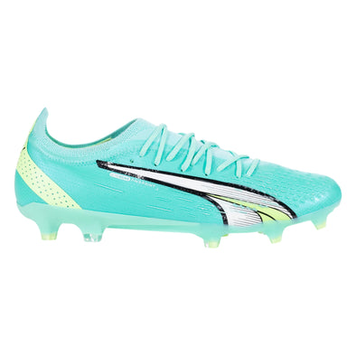 Puma Ultra Ultimate FG/AG Firm Ground Soccer Cleat - Peppermint/White/Yellow