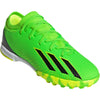 adidas X Speedportal.3 TF Junior Artificial Turf Soccer Shoe - Solar Green/Core Black/Solar Yellow