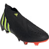 adidas Predator Edge + FG Firm Ground Soccer Cleat - Core Black/Team Solar Yellow/Solar Red