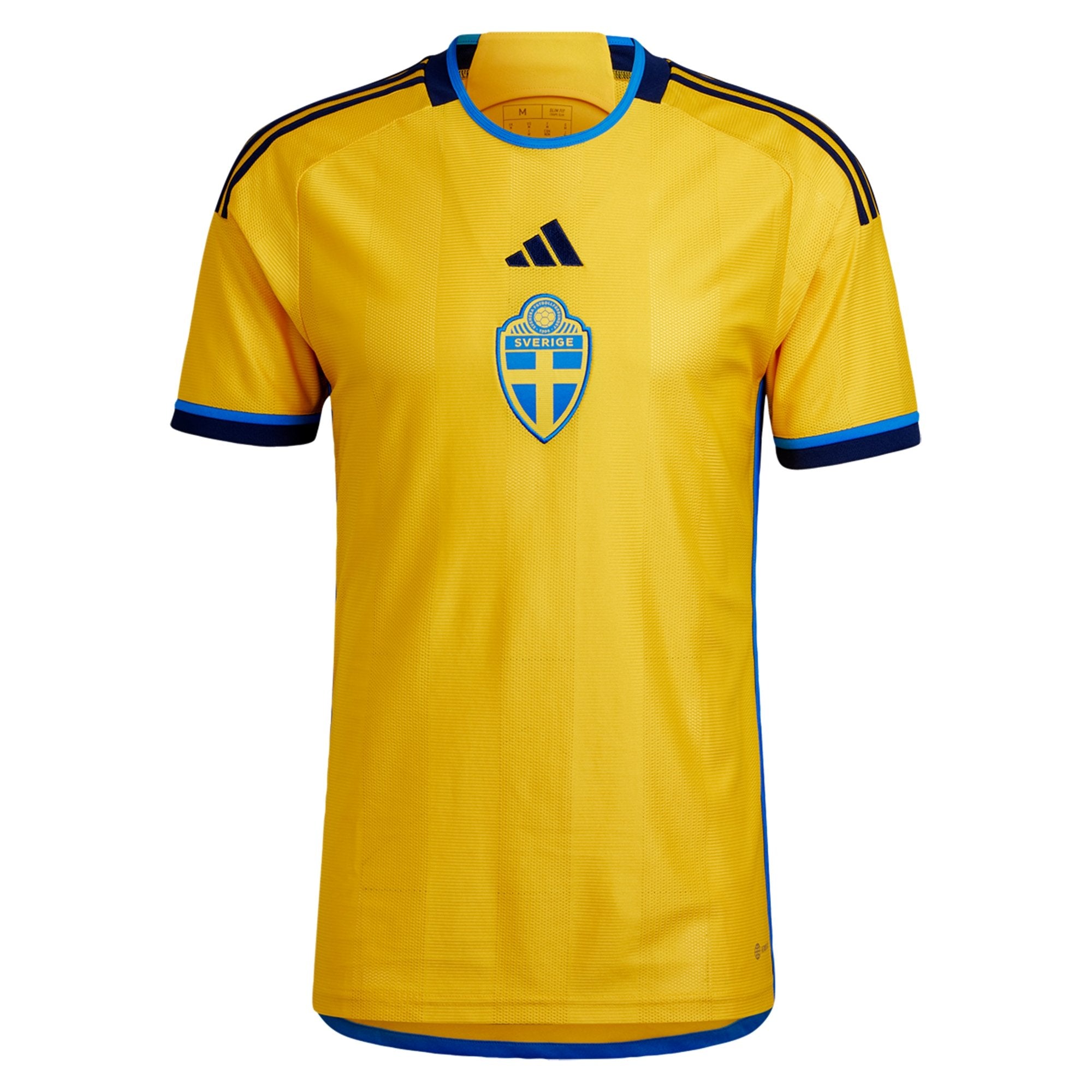 Kid's Replica adidas Sweden Home Jersey 2022 HE6629 – Soccer Zone USA