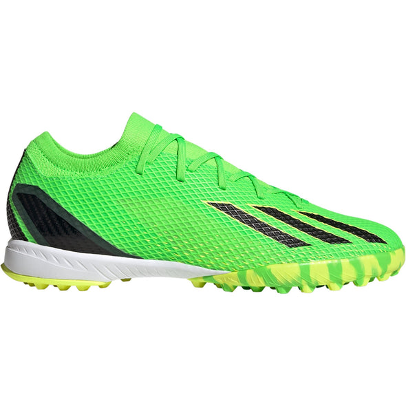 adidas X Speedportal.3 TF Artificial Turf Soccer Shoe - Solar Green/Core Black/Solar Yellow