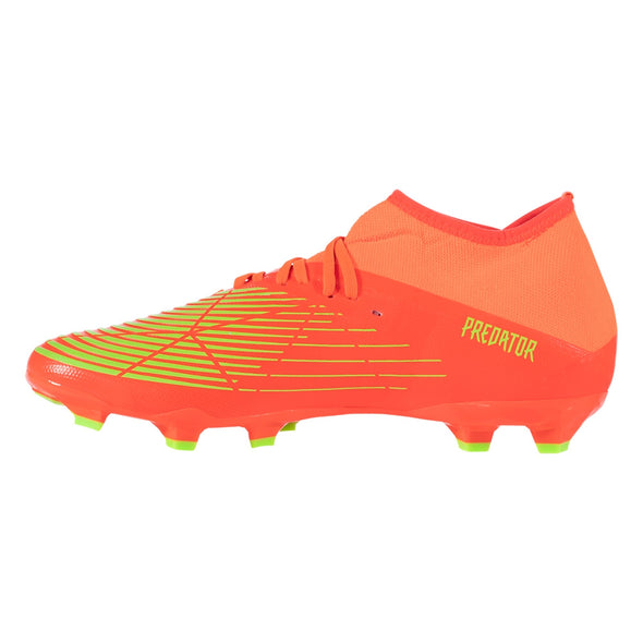 adidas Predator Edge.3 FG Firm Ground Soccer Cleat - Solar Red/Solar Green/Core Black