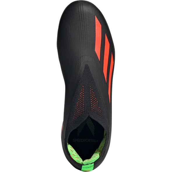 adidas X Speedportal+ FG Junior Firm Ground Soccer Cleat - Core Black/Solar Red/Solar Green