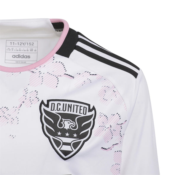 Kid's Replica adidas DC United Away Jersey 2023