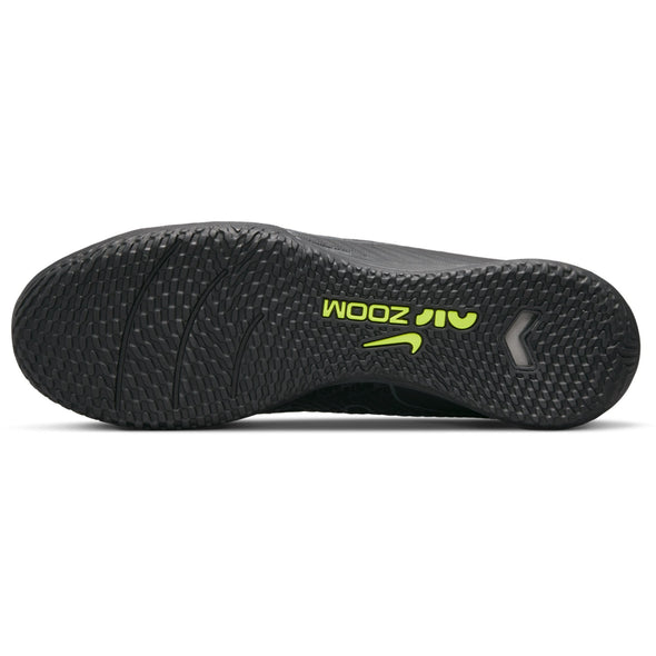 Nike Zoom Mercurial Vapor 15 Academy IC Indoor Soccer Shoes - Black/DarkSmokeGrey/SummitWhite/Volt