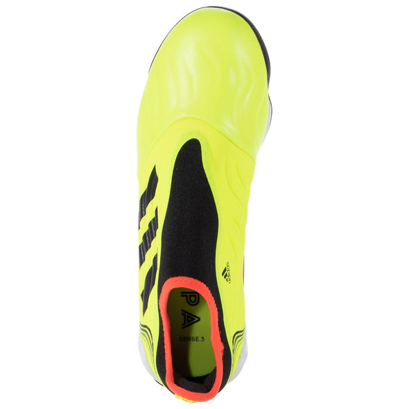 adidas Copa Sense .3 Laceless TF Artificial Turf Soccer Shoes - TeamSolarYellow/CoreBlack/SolarRed