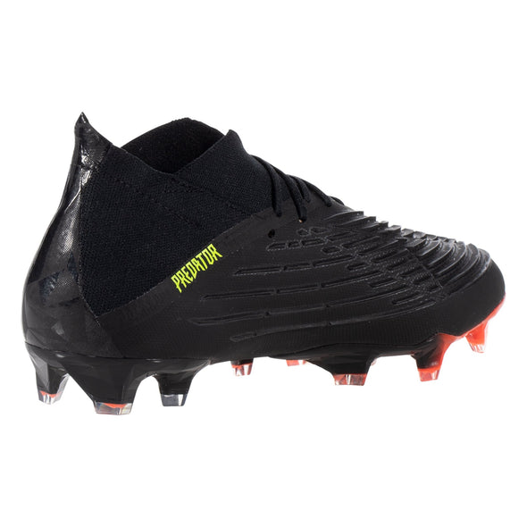 adidas Predator Edge.1 FG Firm Ground Soccer Cleat - Core Black/Team Solar Yellow/Solar Red