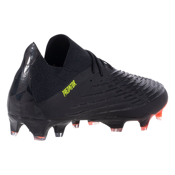 adidas Predator Edge.1 Low Cut FG Firm Ground Soccer Cleat - Core Black/Team Solar Yellow/Solar Red