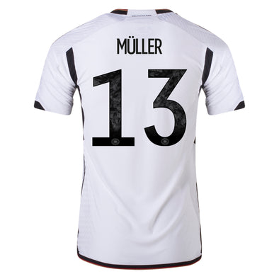 Men's Authentic adidas Muller Germany Home Jersey 2022