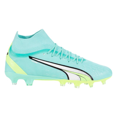 Puma Ultra Pro FG/AG Firm Ground Soccer Cleat - Peppermint/White/Yellow