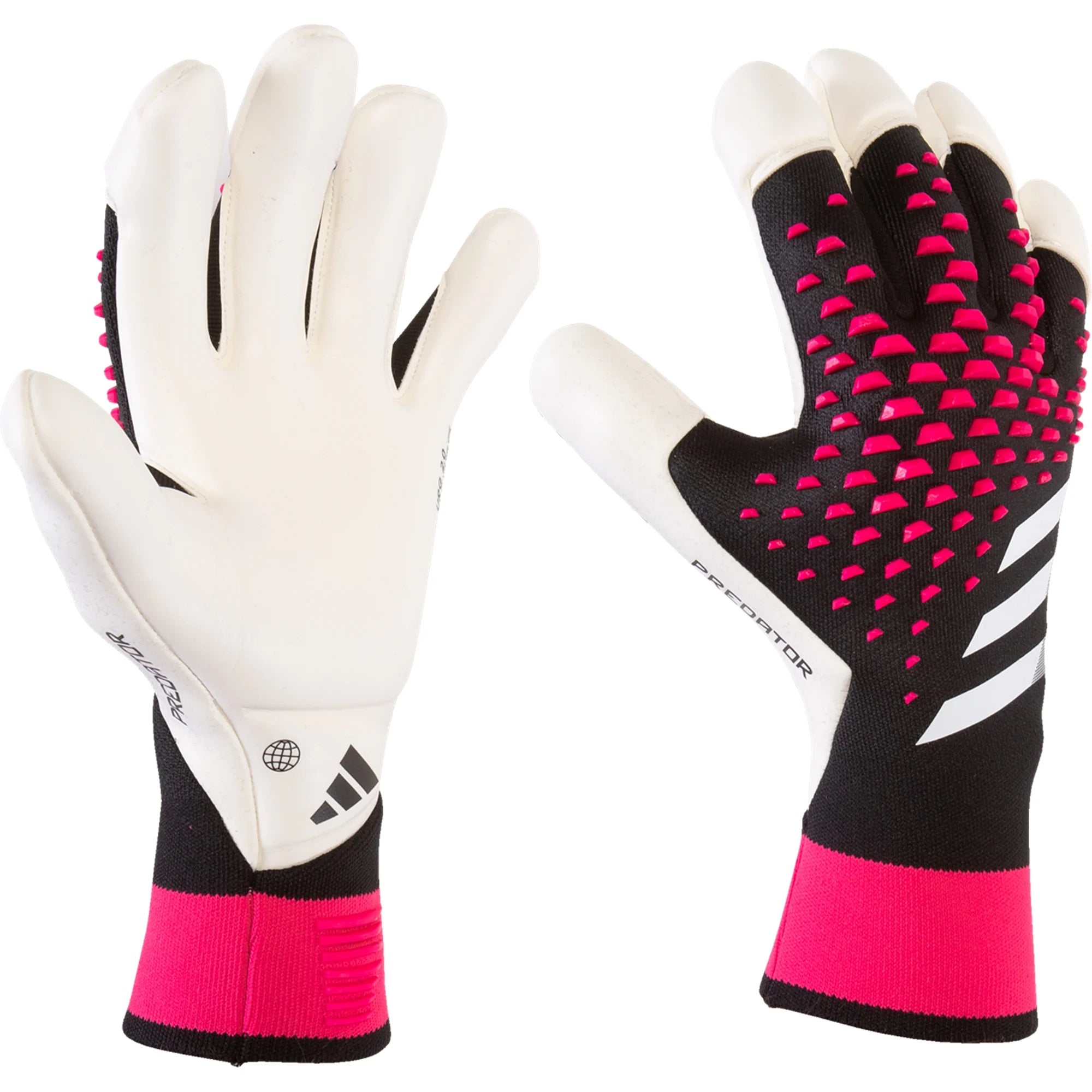 adidas Predator Pro Hybrid Goalkeeper Gloves Black Pink HN3341
