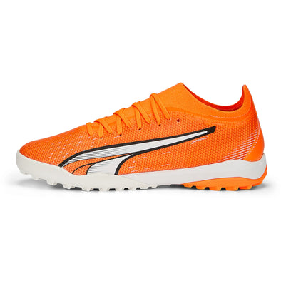 Puma Ultra Match TT Turf Soccer Shoes - Orange/White/Blue