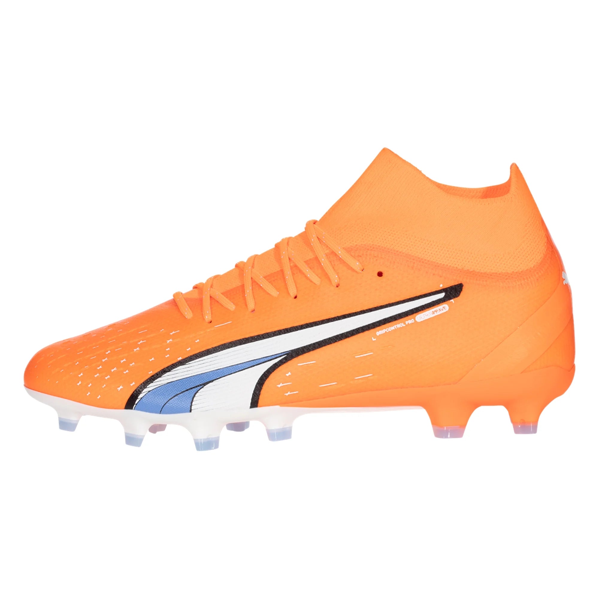 Puma Ultra Pro FG AG Firm Ground Soccer Cleats Orange White Blue