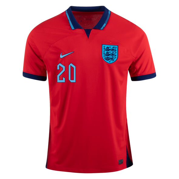 Kid's Replica Nike Foden England Away Jersey 2022