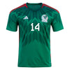 Men's Replica adidas Chicharito Mexico Home Jersey 2022