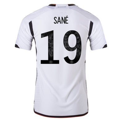 Men's Authentic adidas Sane Germany Home Jersey 2022