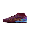 Nike Zoom Mercurial Superfly 9 KM Academy TF Turf Soccer Shoe - Dark Beetroot/Vivid Gold