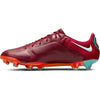 Nike Tiempo Legend 9 Elite FG Firm Ground Soccer Cleat Team Red/White/Mystic Hibiscus/Bright Crimson/Dynamic Turquoise