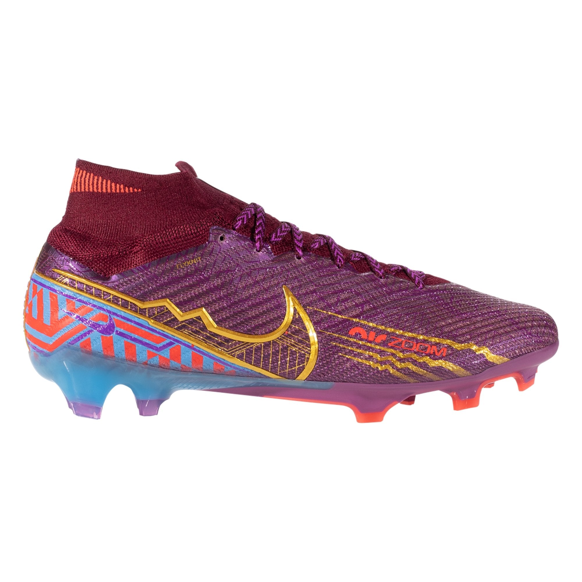 Purple Nike Mercurial Soccer Cleats