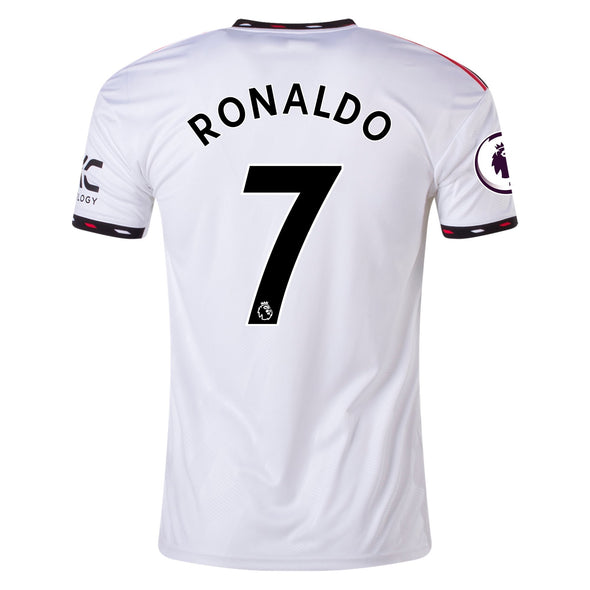 Men's Replica adidas Ronaldo Manchester United Away Jersey 22/23