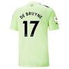 Men's Replica Puma De Bruyne Manchester City Third Jersey 22/23