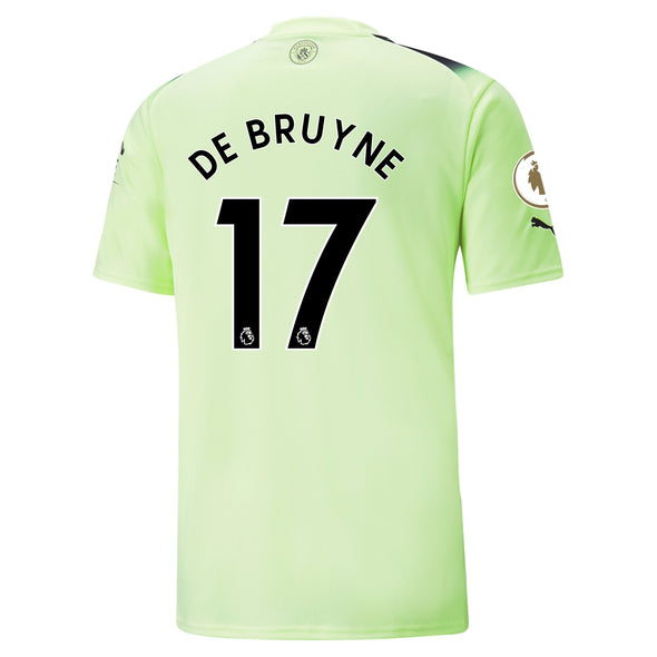 Men's Replica Puma De Bruyne Manchester City Third Jersey 22/23