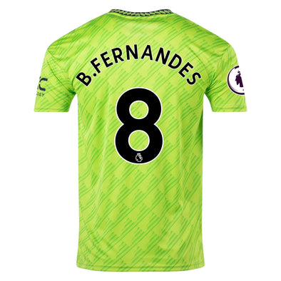Men's adidas Cristiano Ronaldo Neon Green Manchester United 2022/23 Third  Replica Player Jersey