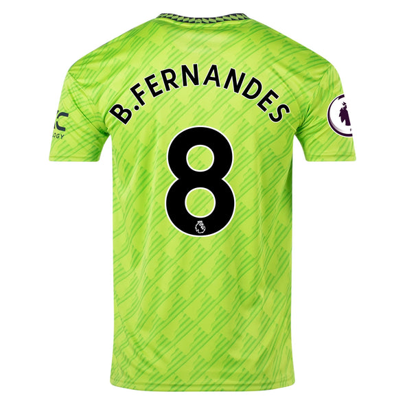 Men's Replica adidas B. Fernandes Manchester United Third Jersey 22/23